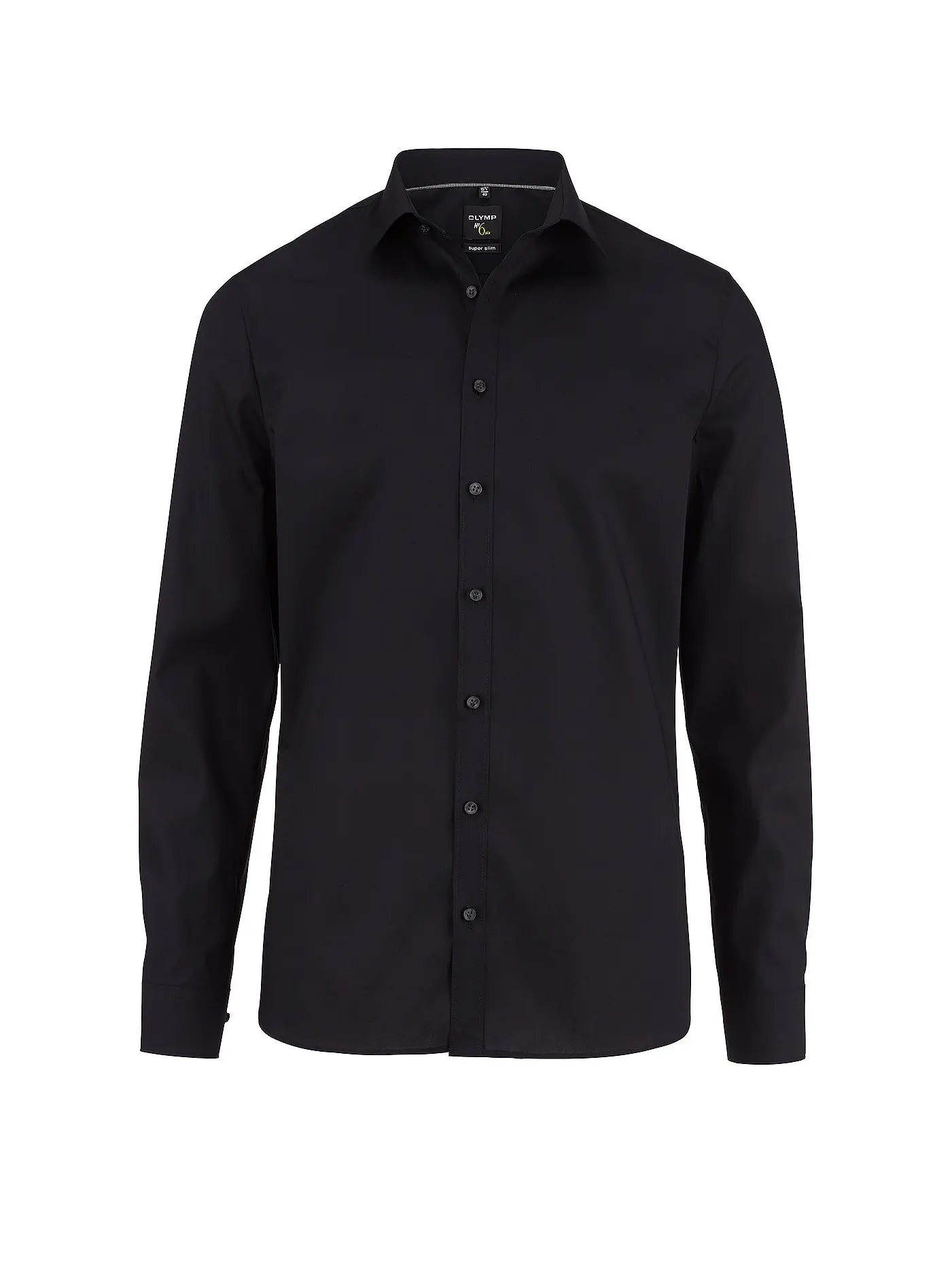 OLYMP NO.6 | Hemd Extra Slim Fit | schwarz
